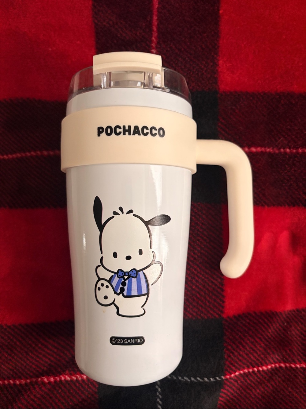 Pochacco Travel Mug with Handle